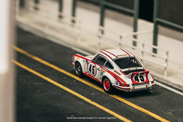 TARMACWORKS Porsche 911 Carrera RSR Победитель 24 часа Ле-Мана Готовая модель 1/64 2.8 1973#45 T64S-023-73LM45