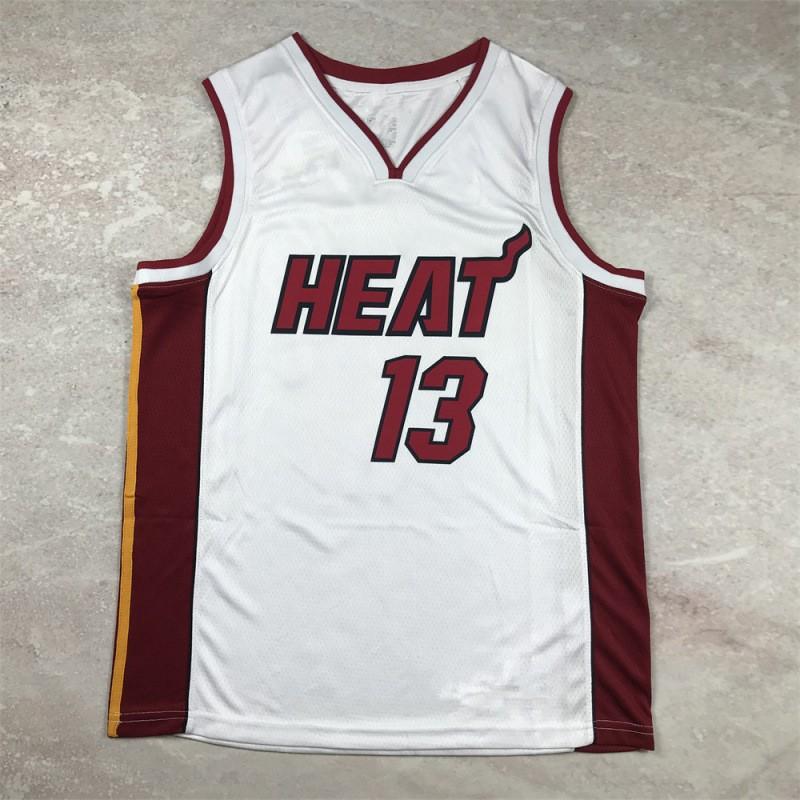 Miami Heat NBA Basketball Jersey White Team Uniform Men Women Adult Sports Training Game Wear