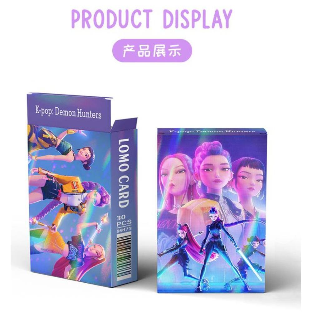Новые 92 K-POP Открытки Охотник на демонов, наклейки, любимцы фанатов, фотокарточки, детские подарки