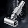 Closed Tire Chuck Double End Air Chuck Tire Inflator Air Chuck Quick Connection for Tires Car Air Compressor