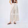 Air Pants Yalida Loose Denim Wide Leg Pants Women's Lyocell Skirt Pants Beige Pants