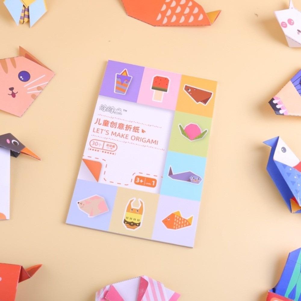 Desk Decoration Cute Kitten Origami Papercraft Kits Creative Fold Cute Cat Figures