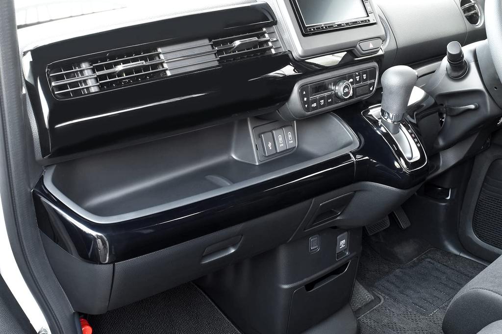 Панель приборов Honda SecondStage Линия панели Черный рояль H037BLK N-BOX (JF3/JF4)