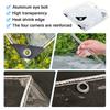 250 g/m² PVC Clear Tarpaulin, Transparent Waterproof Heavy Duty Clear PVC Tarp