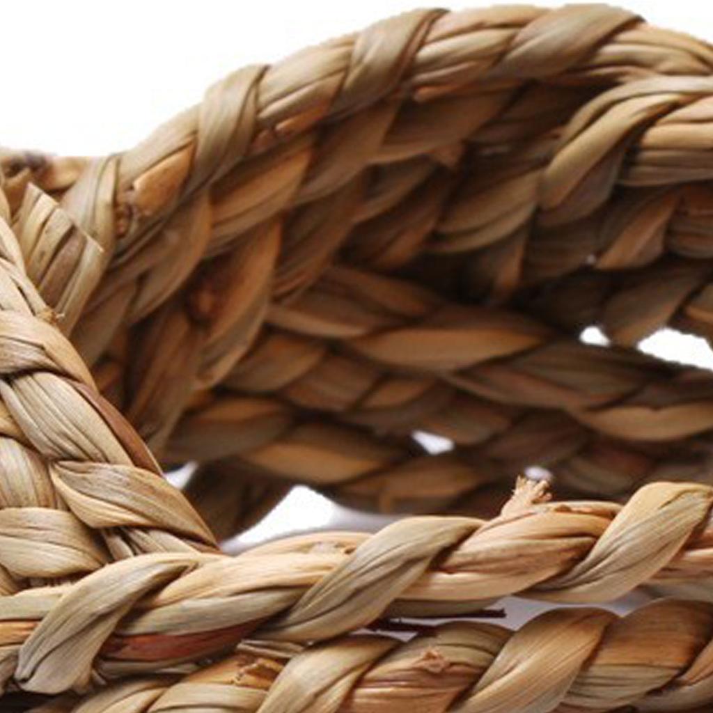 6pcs Grass Woven Napkin Rings Farmhouse Rustic Napkin Rings Holders Wedding Farmhouse Dining Table Decor