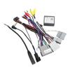 16-контактный автомобильный головной блок жгут проводов адаптер питания кабель с Canbus для Honda Jade XR-V Vezel Fit GK 2013-2019