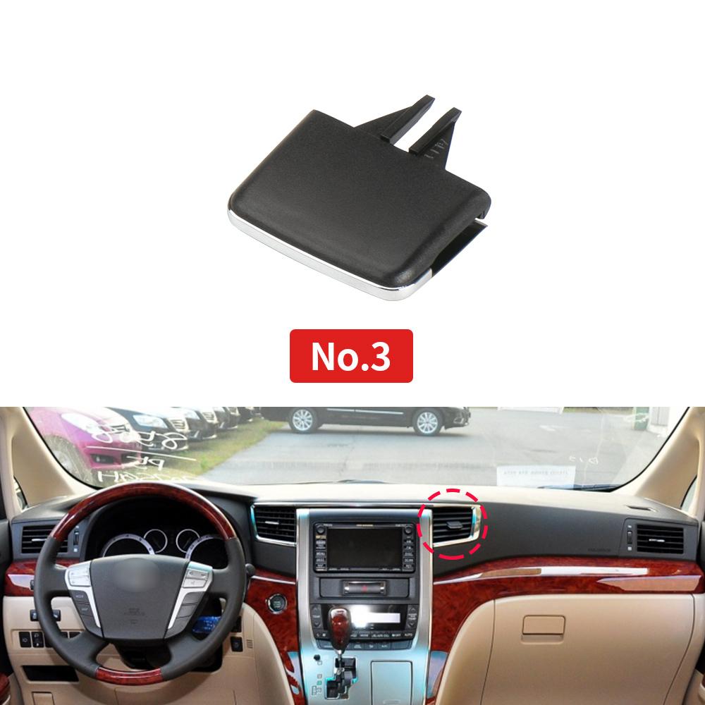 Аксессуары для салона автомобиля, передний центральный кондиционер, вентиляционное отверстие, клипса, ремонтный комплект для Toyota ALPLARD