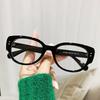 3Pcs Transparent Large Myopia Glasses Ultralight Square Frame Anti-Blue Minus Eyeglasses Retro Prescription Eyewear