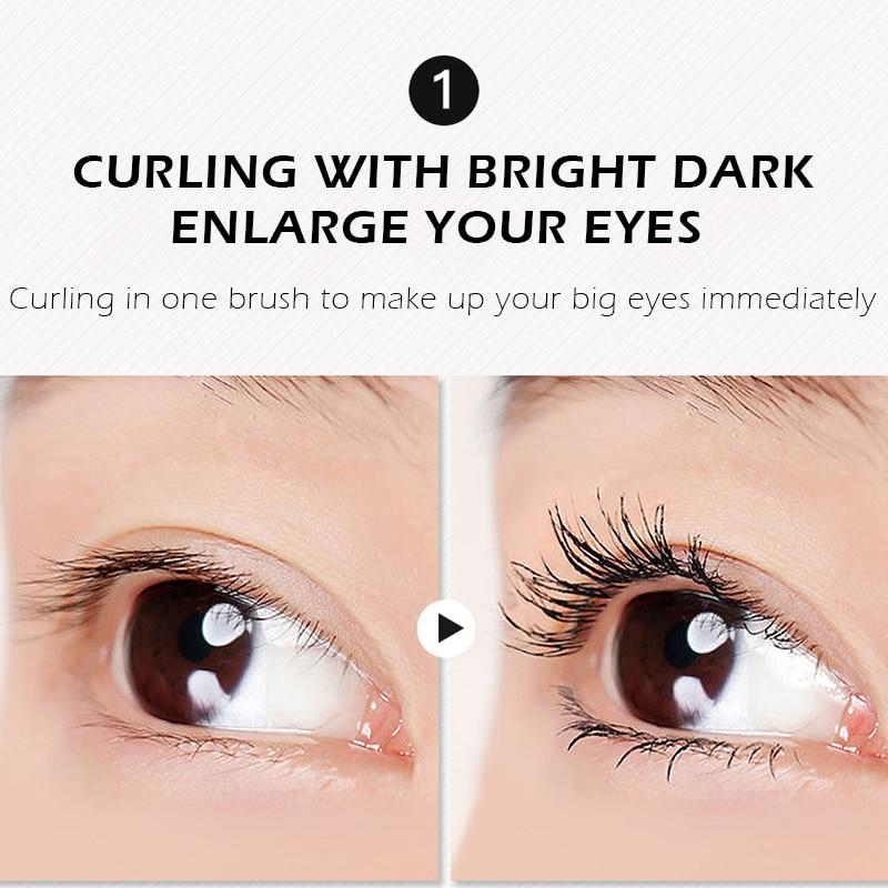 Волокнистые ресницы, тушь для ресниц, водостойкий макияж, толстые, гладкие, завитые, удлиненные, наращивание ресниц, темные ресницы, косметика