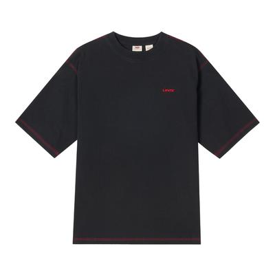 Levis Свободная американская повседневная футболка с коротким рукавом Унисекс топы 006PS-0002