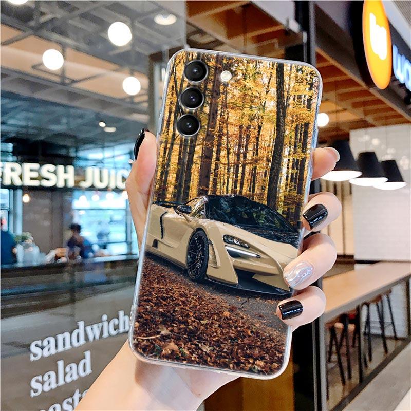 Прозрачный силиконовый чехол со спортивными автомобилями для Samsung Galaxy S22 S21 S20 FE S 22 Ultra S10 E S9 Plus 5G, чехол для телефона