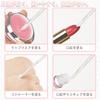 Disposable Lip Set of 100 Makeup Lipstick Lip Gloss Lip Makeup Lip Gloss Easy To Gentle On the Cosmetic Eyebrow Eyeshadow Lipstick Brushes, Brushes,