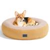 Veehoo Собака Кошка Собака Кошка Питомец Собака Круглый Питомец Кошка Собака Теплый Питомец Пончик Питомец Теплый для Холодного Холодного Для Маленького Питомца Милая Кровать-пончик для Маленьких и Средних Диаметр 75см