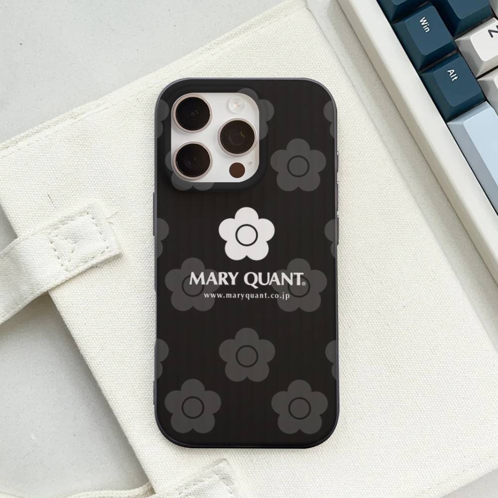 Fashion Brand Q-Quant Mary For IPhone 17 16 15 11 12 13 14 Pro Max Plus Pro Corrugated Translucent Back Phone Cover