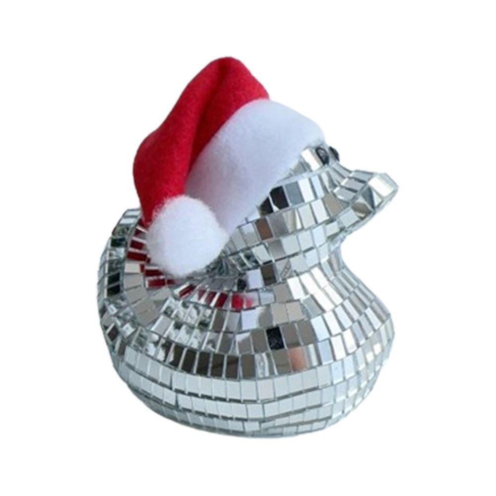 Duck Shape Cute Duck Disco Ball Reflective Christmas Decoration Duck  Home Decor
