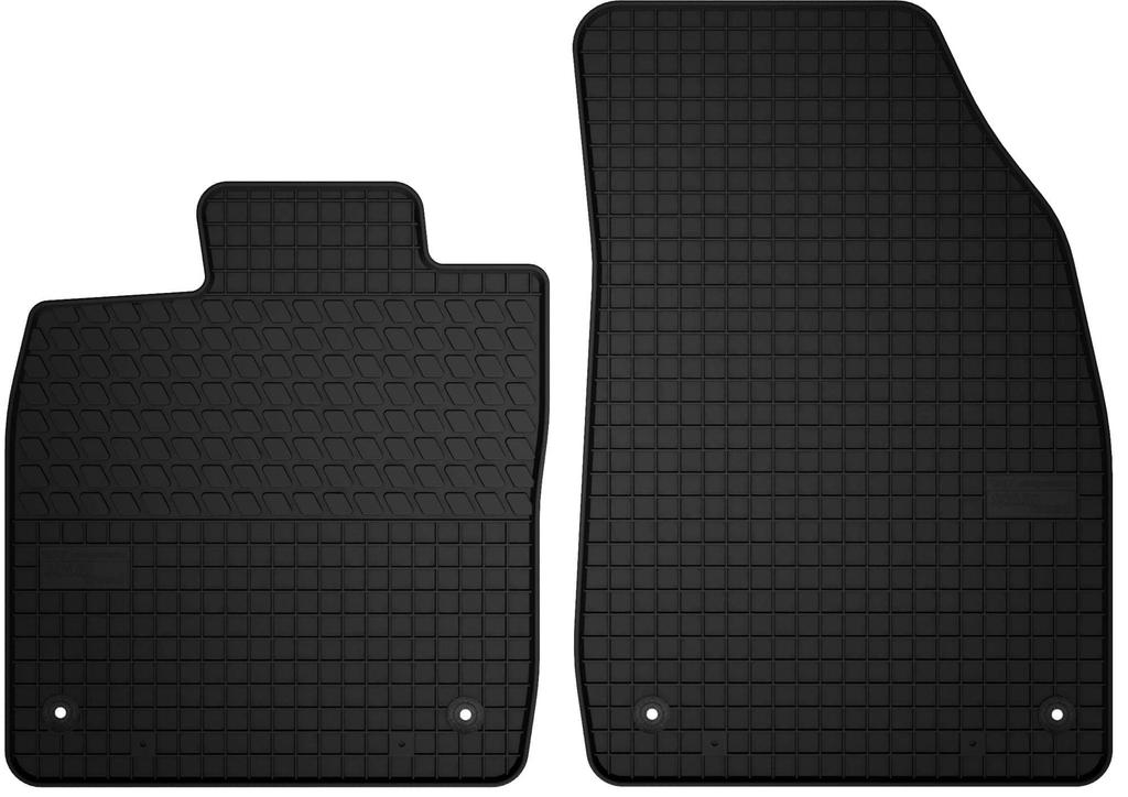 front rubber mats for: Volkswagen ID.4 crossover (from 2020 to -)