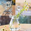 1PC Glass Vase Living Room Office Desktop Ornaments Angel House Decoration Hydroponic Flower Vase