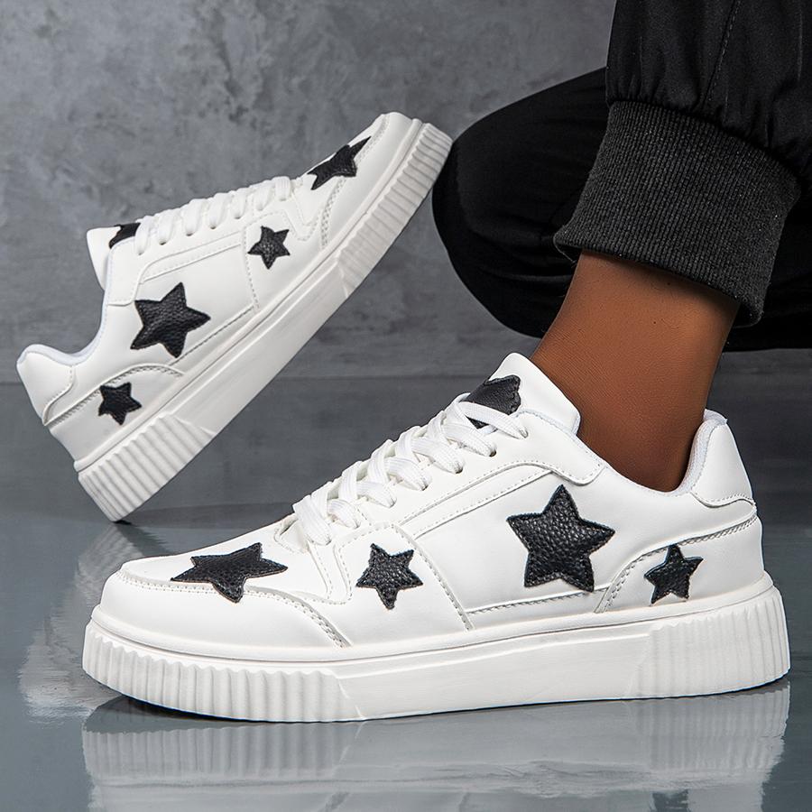 Модные мужские кроссовки с круглым носком, плоская обувь для скейтбординга, подростковая легкая удобная спортивная обувь, повседневная нескользящая обувь на шнуровке