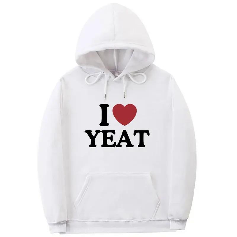 Толстовка с графическим принтом I Love Yeat для мужчин и женщин