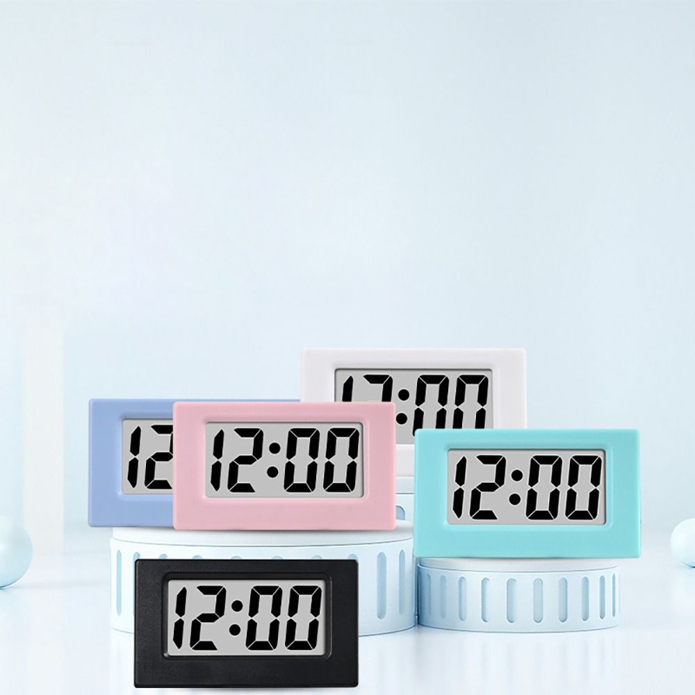 Portable Electronic Digital Clocks Cute Table Watch Screen Desktop Clock Student