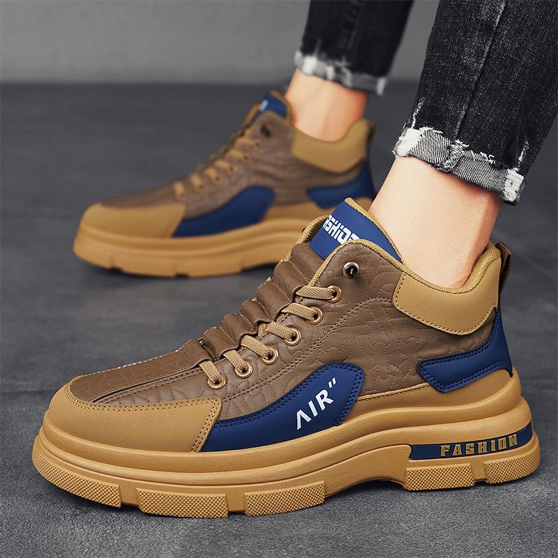 Мужские ботинки мартин весна и лето новая мужская рабочая обувь уличная платформа рабочая обувь спорт и отдых обувь для альпинизма