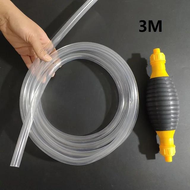 Портативный ручной топливный насос, насос для всасывания масла в топливный бак автомобиля, ручной насос для бензина и дизельного топлива, сифонного типа, экономия бензина