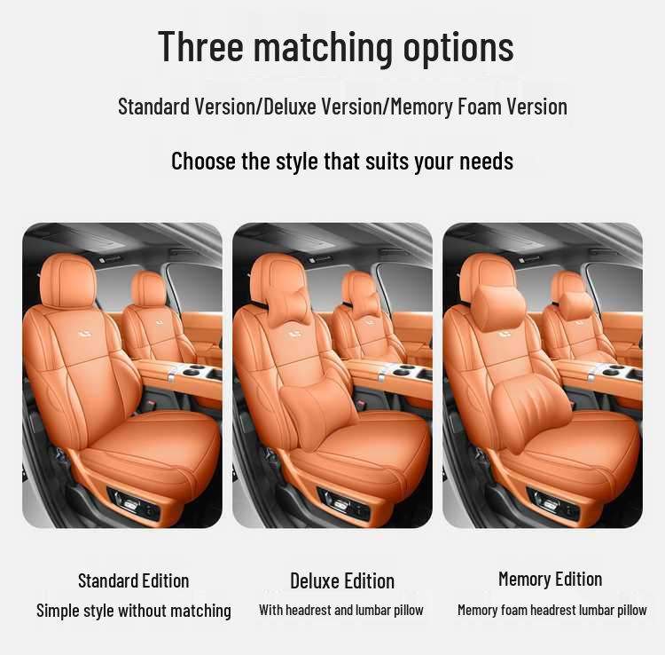 Li Auto L8 All-Season Full Coverage Car Seat Cover and Cushion Set