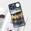 Чехол 'Горный пейзаж и ночное небо' для iPhone 17 Pro Max 14 13 12 11 15 16 Pro Max mini 15 Plus 16e 17 Air