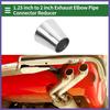 Car Exhaust Pipe Tubing Piping Adapters 125" OD to 2" OD 201 Stainless Steel