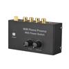 M/M Phono Preamp с выключателем питания, сверхкомпактный предусилитель с регулятором уровня и громкости, вход и выход RCA, выходной интерфейс TRS 1/4 дюйма