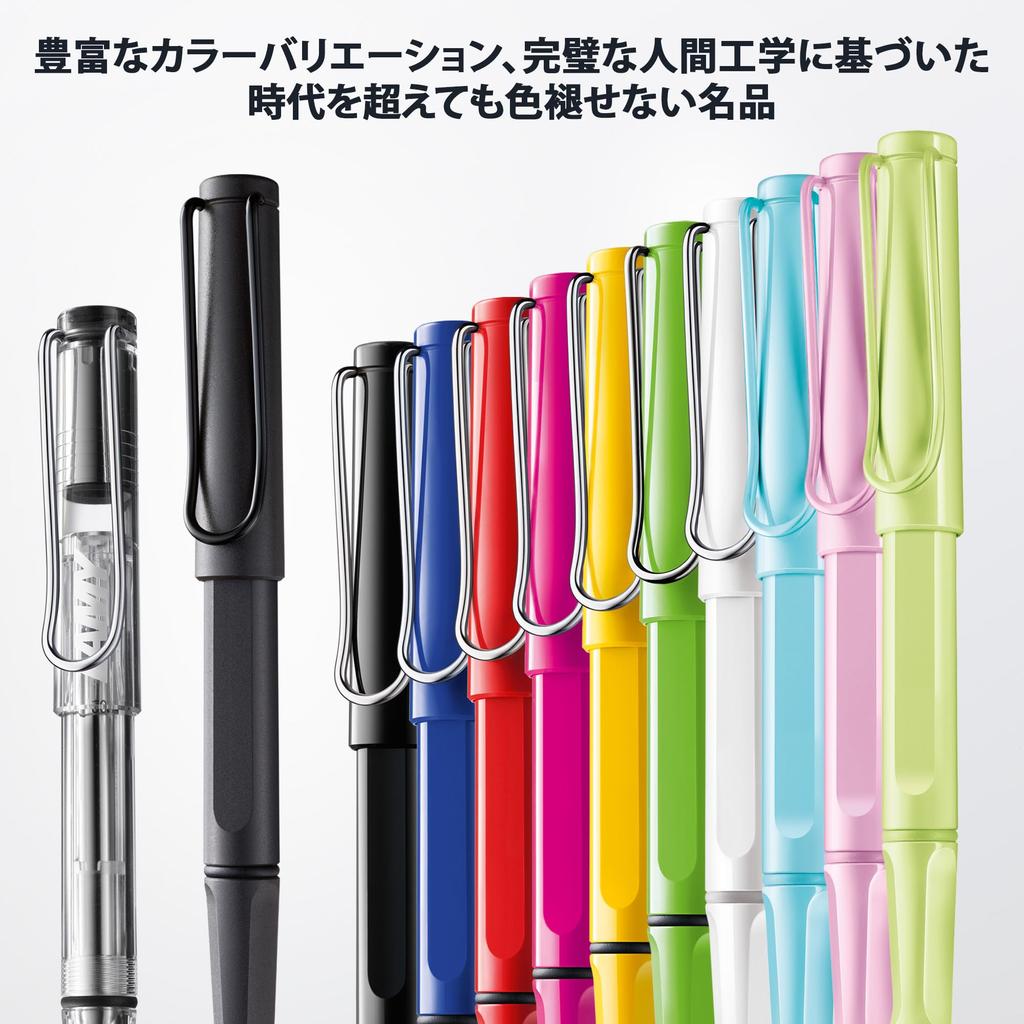 Роллерная ручка LAMY Safari Yellow - Эргономичный захват, Средний пишущий узел - Прочный пластик ASA - Черный стержень LAMY M 63 в комплекте - Удобное долгое письмо
