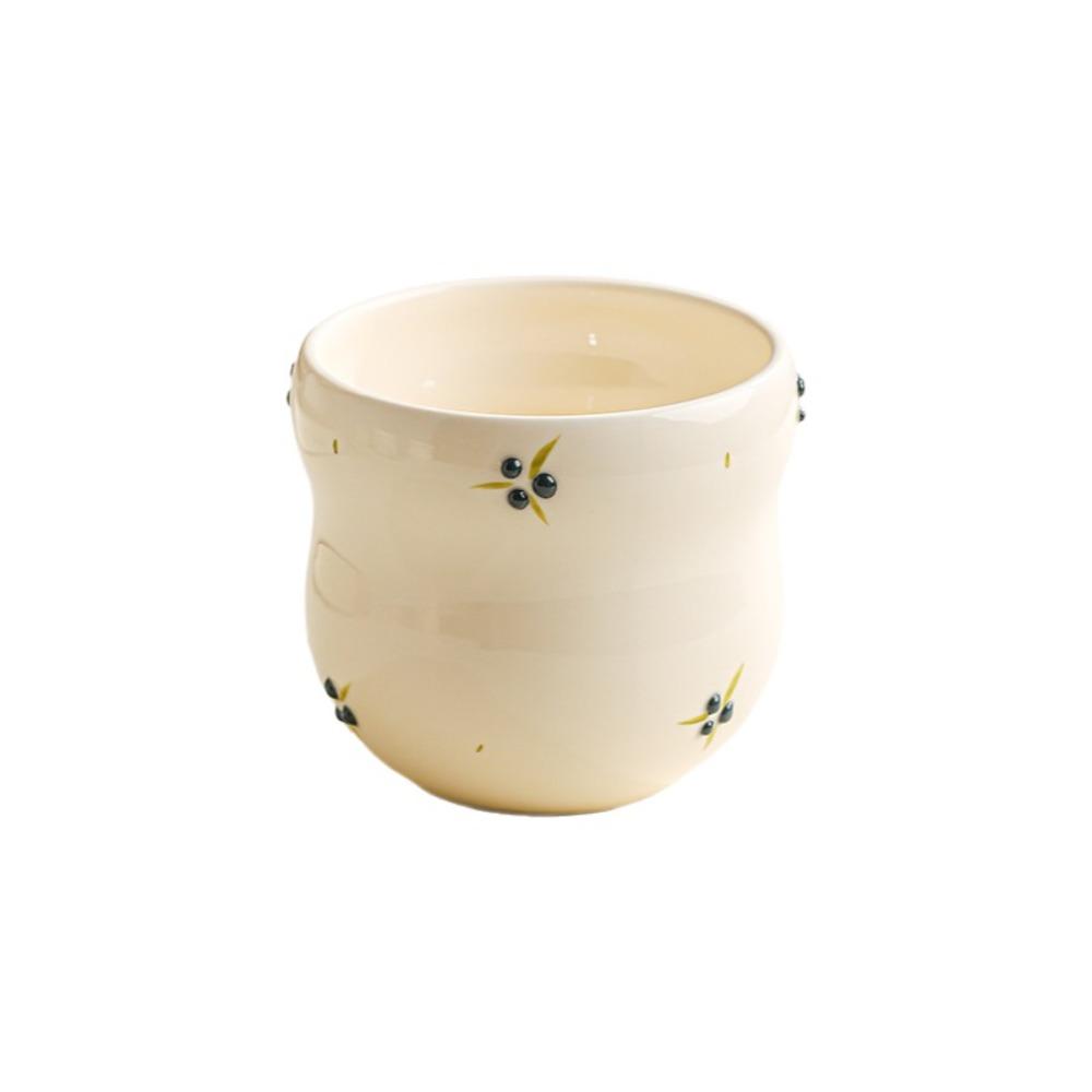 Hand-painted Coffee Cup Embossed Fruit Water Cup Creative Tea Cup  Gift Giving