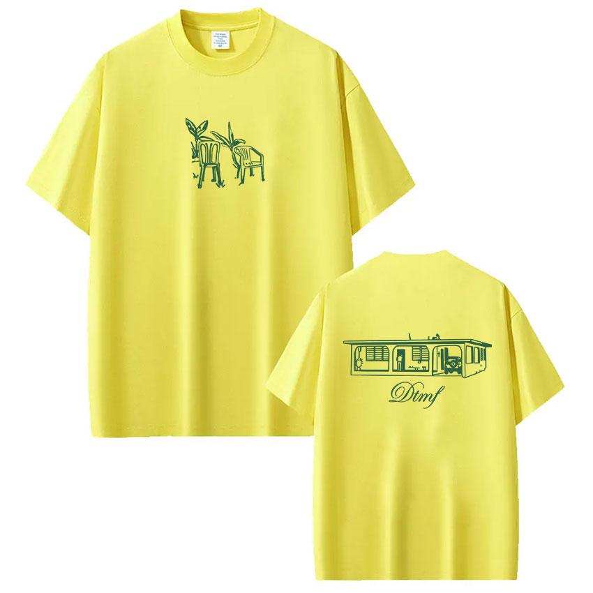 Rapper Bad Bunny Debi Tirar Mas Fotos DTMF T Shirts Unisex's Women Clothing Fashion Vintage Hip Hop Cotton T-shirts Tops Streetwear