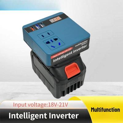 AC220V/DC5V/12V Аксессуары для инструментов Многофункциональный Интеллектуальный Инвертор Малый Портативный Инвертор с Литиевой Батареей