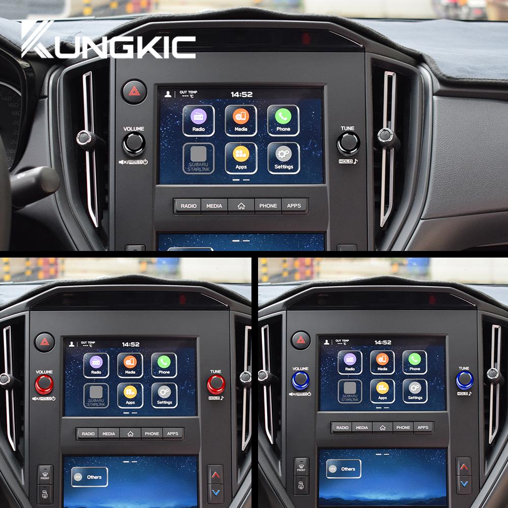 Кольца-ручки для аудиокнопок и переключателей, кольца для ручек розеток для Subaru Crosstrek Impreza Levorg 2025-2026 Навигация WRX 2025-2026 Forester 2025-2026