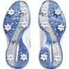 Кроссовки для гольфа ZEDGE 23 Boa Footwear Fusion Metallic cm M [Adidas Golf] женские белые/синие металлик/серебристые 24.0