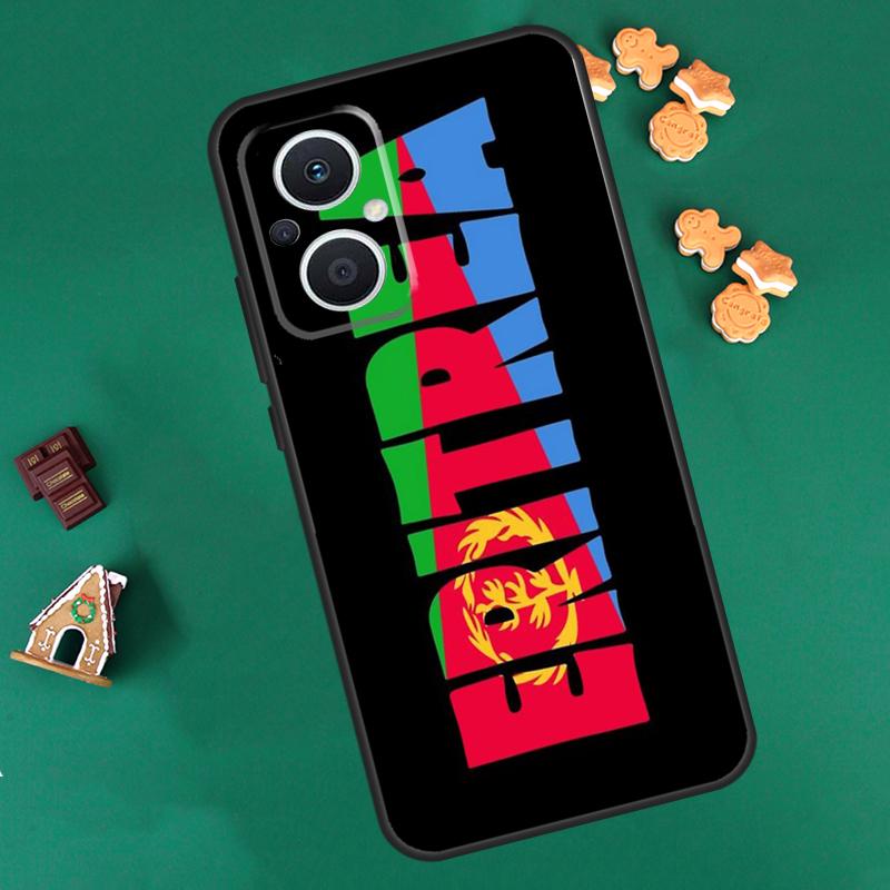 Eritrea Flag Case For OPPO Reno 14 13 12 11 F 10 Pro 8T 8 7 Lite Cover For OPPO Find X8 X6 X5 X9 Pro Coque