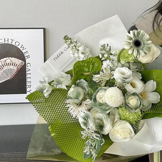 Цветочная упаковочная бумага Эластичная DIY Crafts Подарочная коробка Защитная упаковочная бумага Цветочная