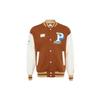 Puma Color Block Letter Pattern Casual Single Button Jacket Unisex Jacket Brown 625797-81