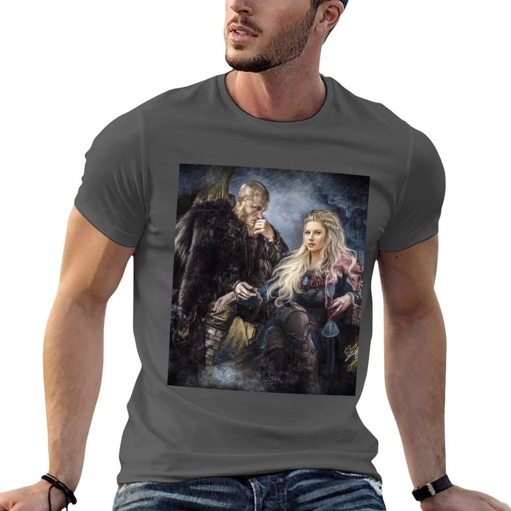 Queen And King Of Valhalla Vks Tshirt Soft Basic Cotton Short Sleeve Tee