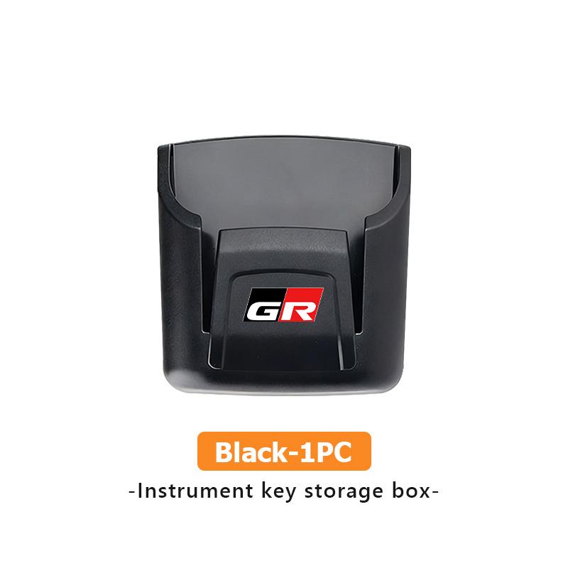 Car ID Card Key Holder Adhesive Storage Box Dashboard Organizer Accessories For S2 Crown GR GM Corolla YARIS Auris C-HR JH2