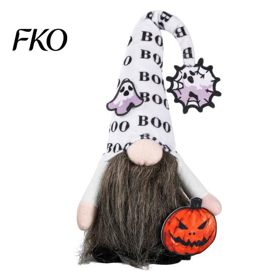 Halloween Holiday Decorations Gnome Decor, Faceless Doll Figurine for Shelf Table, Spooky Decoration Ideas Cute Ornament Party Home, Trick or