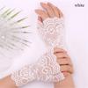 Fashion Half Finger Dance Lace Gloves Short Gloves Driving Gloves Fingerless Mittens