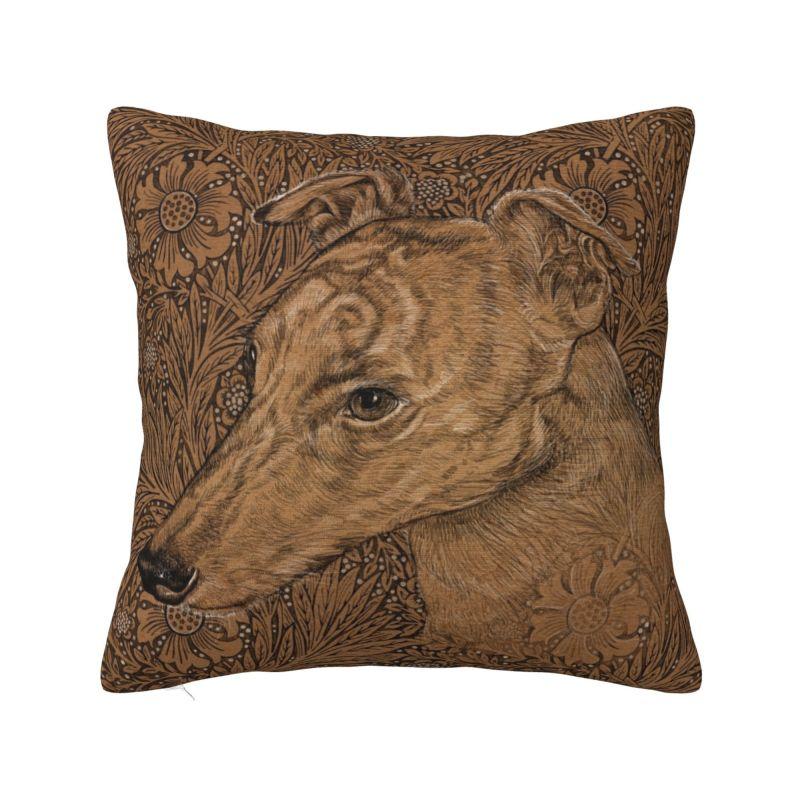 Пользовательский скандинавский винтажный чехол на подушку для дивана William Morris, мягкий текстильный чехол на подушку с цветочным узором, домашний декор