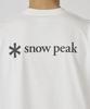 Snow Peak Новая Стандартная Футболка с Логотипом Сзади, Короткий Рукав, для Мужчин и Женщин, Размер M, NSD-TS-25AU004, Черная,