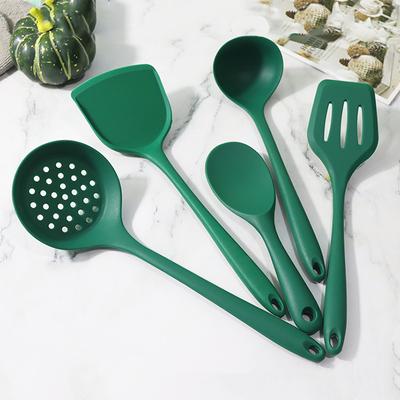 1/5 шт. набор силиконовой посуды, лопаточка, ложка для супа, лопаточка, устойчивая к высоким температурам, домашняя кухня, набор инструментов для приготовления выпечки