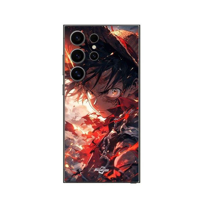 Coque de téléphone - MANIACASE - Samsung Galaxy S25 Ultra - Luffy énervé - Silicone TPU - Souple
