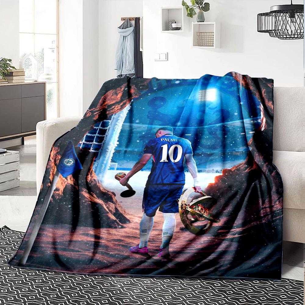Chelsea Fc Football Player Blanket Ultra-Soft Perfect for Livingroom Couch Seaside for All Seasons Stylish Decor Birthday Christmas Gift Blanket