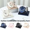Multi-purpose Combination Set Jewelry Rack Fashion Jewelry Tray with Partitioned  Table Display