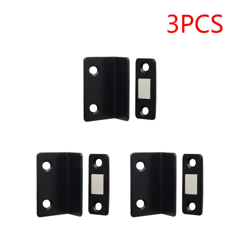 1-10PCS Ultra Thin Latch Cupboard L Type Door Closer Cabinet Catches Door Stopper Furniture Fittings Strong Magnetic Door Closer